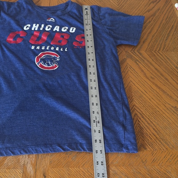 Majestic Chicago Cubs Blue Graphic Tee - Picture 5 of 7